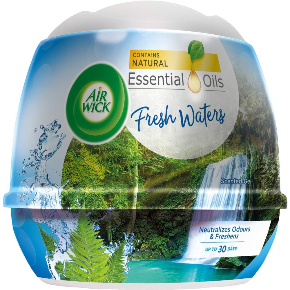 Air Wick Natural Oil Scented gel, Fresh Water, 180g - 1