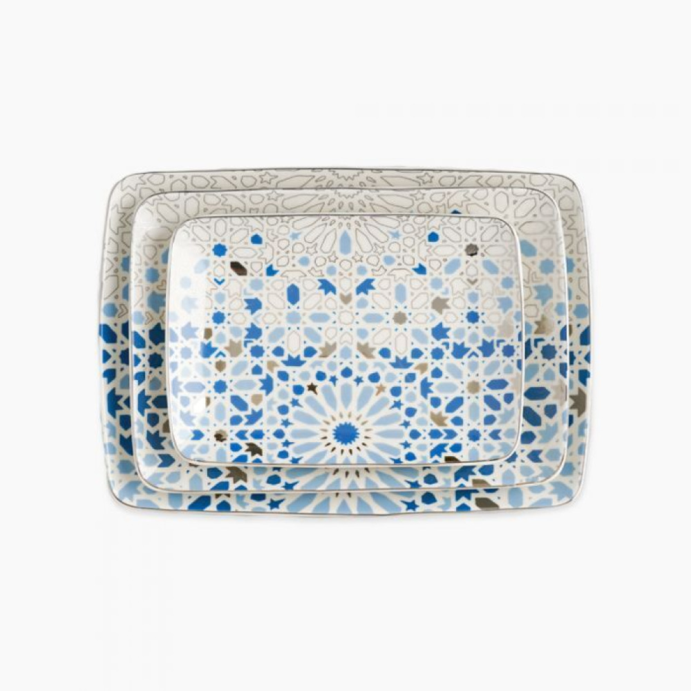 Rosa Nogoum Serving Tray set 3pcs - 1