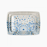 Rosa Nogoum Serving Tray set 3pcs - 1 miniature