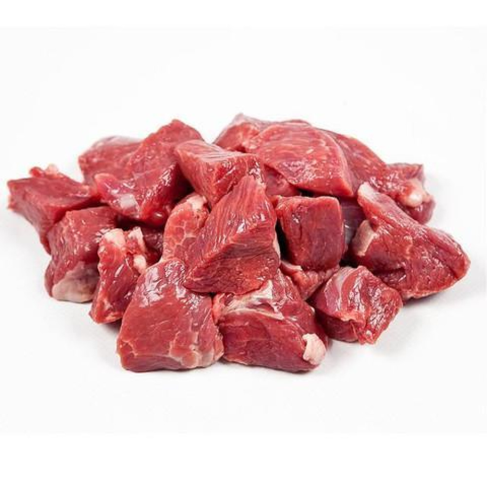 Boneless Lamb Leg Cubes, Raised w\/o Antibiotics 250g - 1