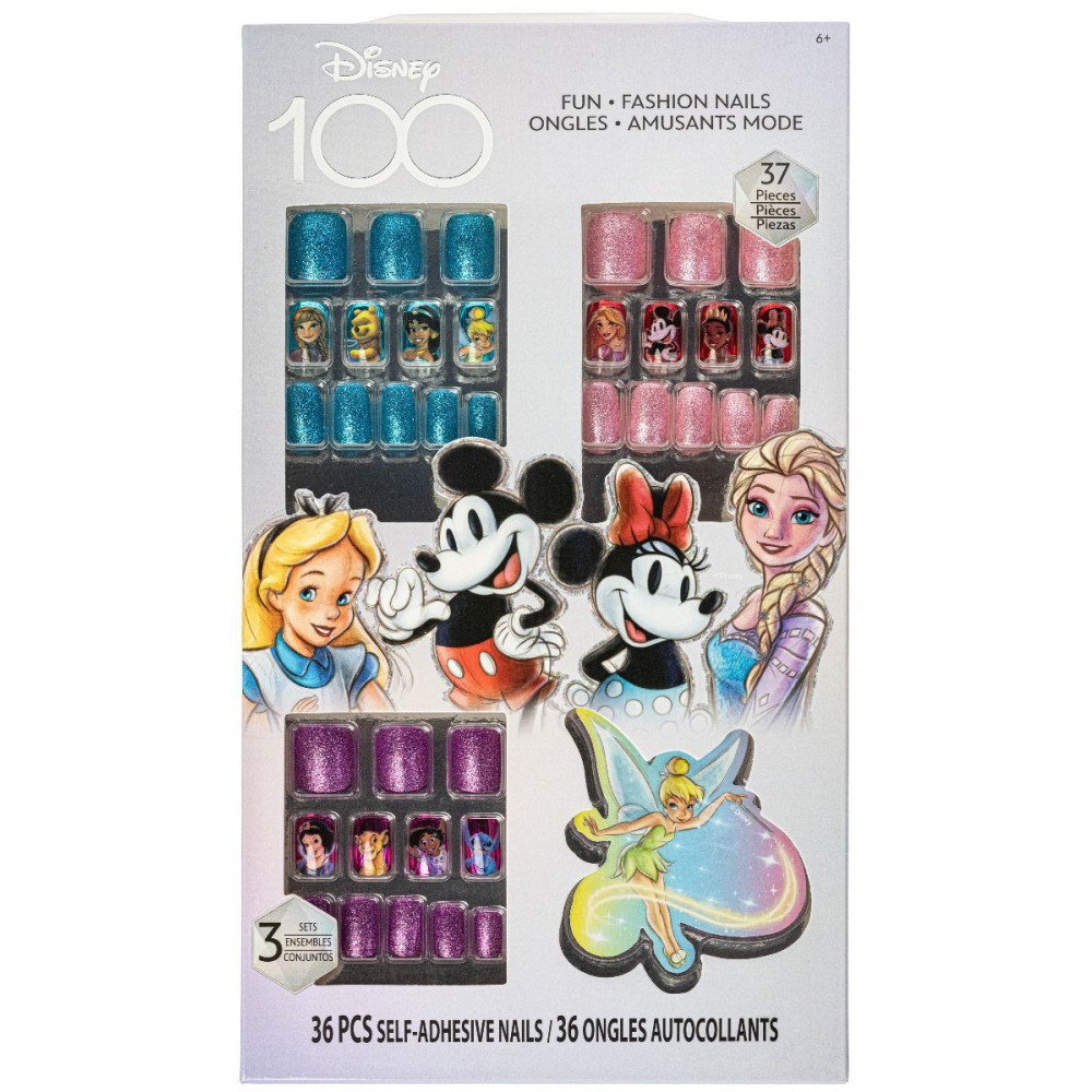 Disney 100th - Townley Girl 36 Pk Press On Nails With File - 1
