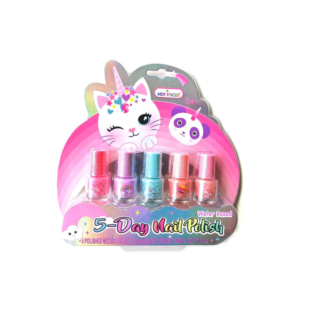 Hot Focus Caticorn 5 Day Nail Polish 5 pcs - 1
