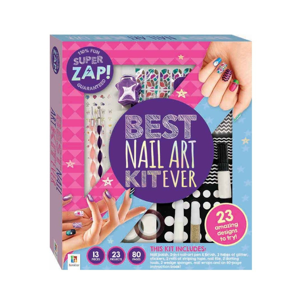 Hinkler Super Zap Best Nail Art Kit Ever - 1