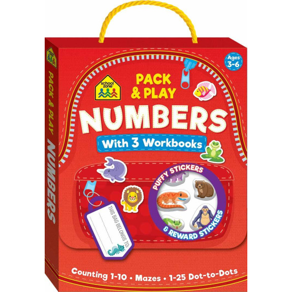 Hinkler School Zone Pack \& Play Satchel Numbers