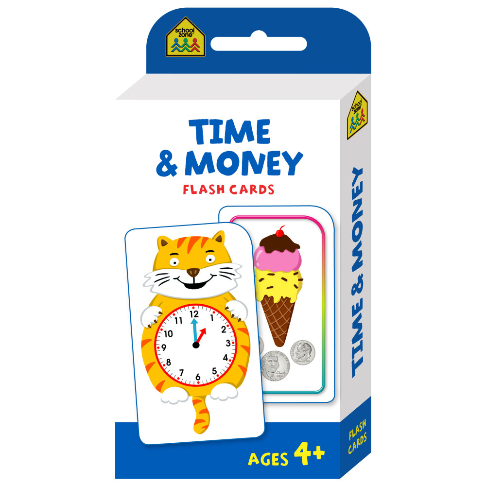 Hinkler School Zone Time \& Money Flash Cards - 1