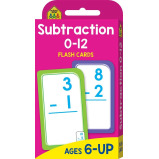 Hinkler School Zone Subtraction 0-12 Flash Cards - 1 miniature