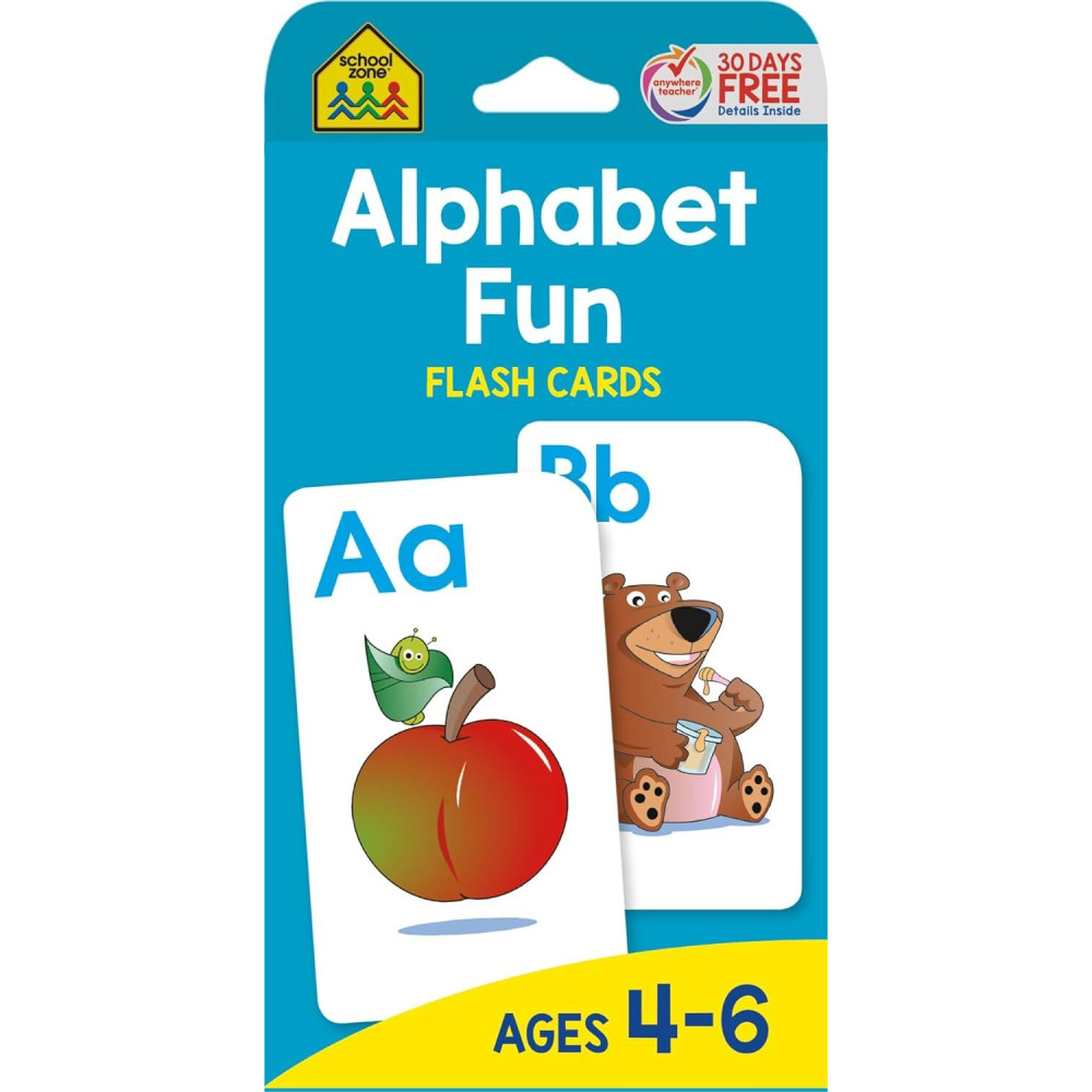 Hinkler School Zone Alphabet Fun Flash Cards - 1