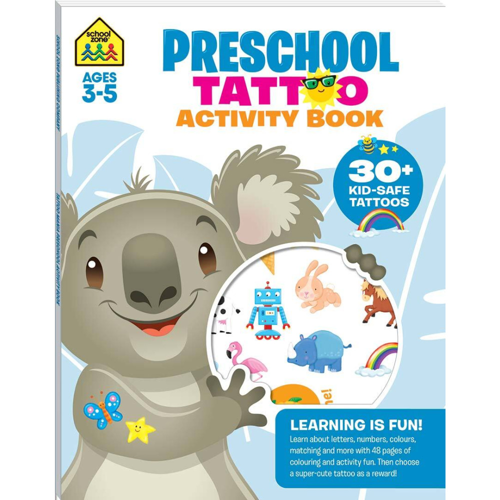 Hinkler Preschool Tattoo Activity Book - 1