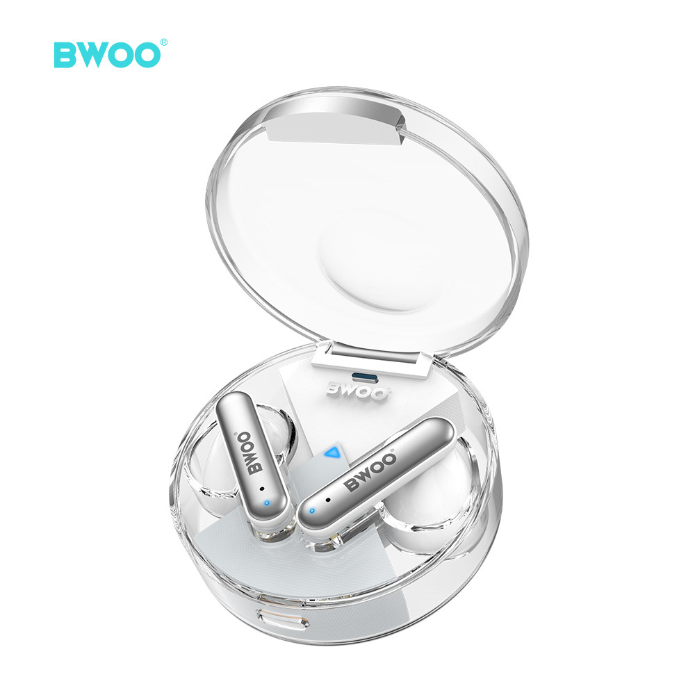 Bwoo Stereo Wireless Transparent Ear buds  - 1