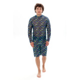 Men's T-shirt Sharks with hood (XL) - 1 miniature