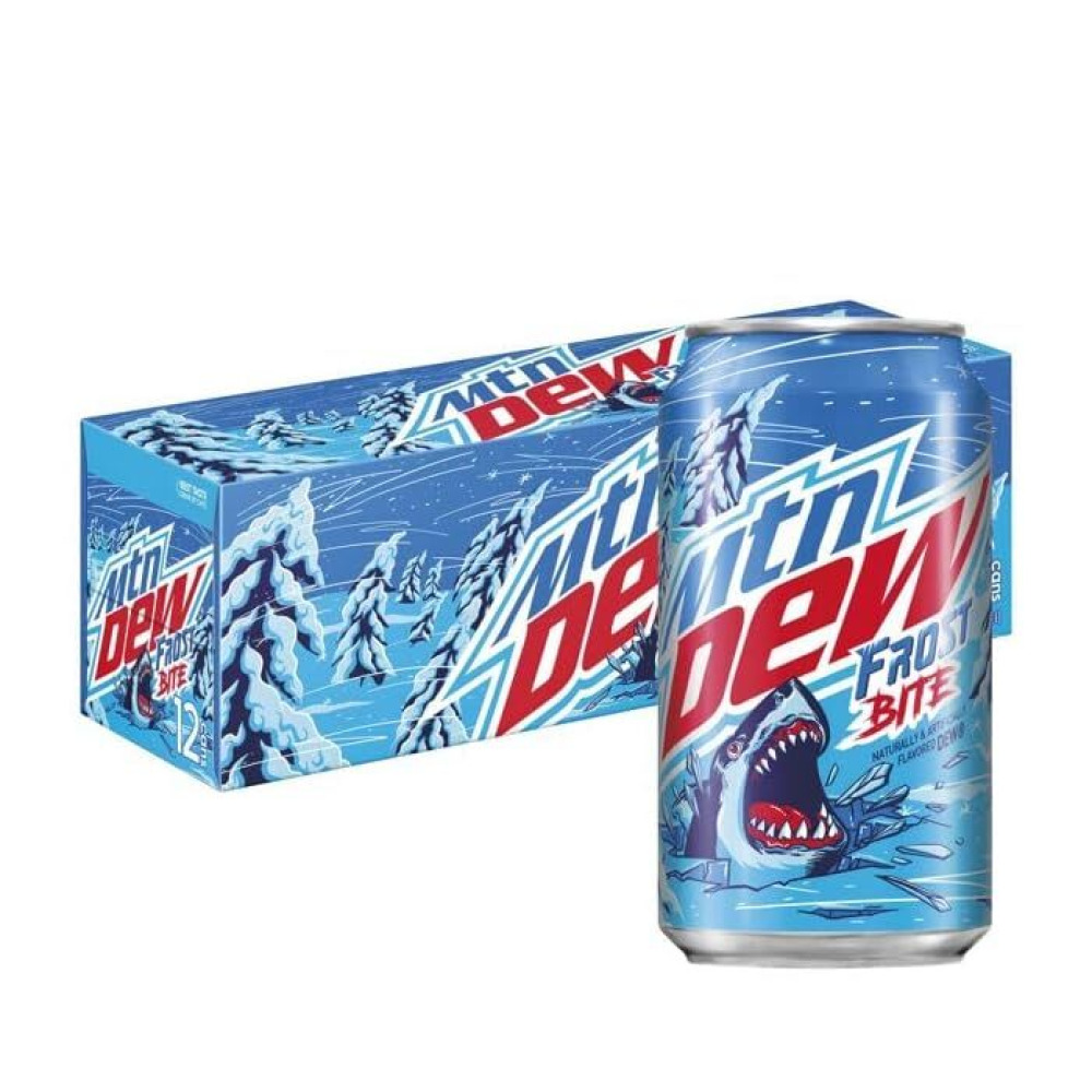 Mountain Dew Frost Bite Can 355 ml x 12 Pcs - 1