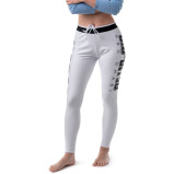 UAEJJ Jiu Jitsu Full Length Leggings for Women, White, size S - 1 miniature