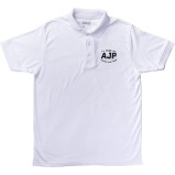 UAEJJ AJP Polo T-Shirt for Men, White, size S - 1 miniature
