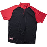 UAEJJ Short Sleeve T-Shirt, Red \& Black, size XS - 1 miniature