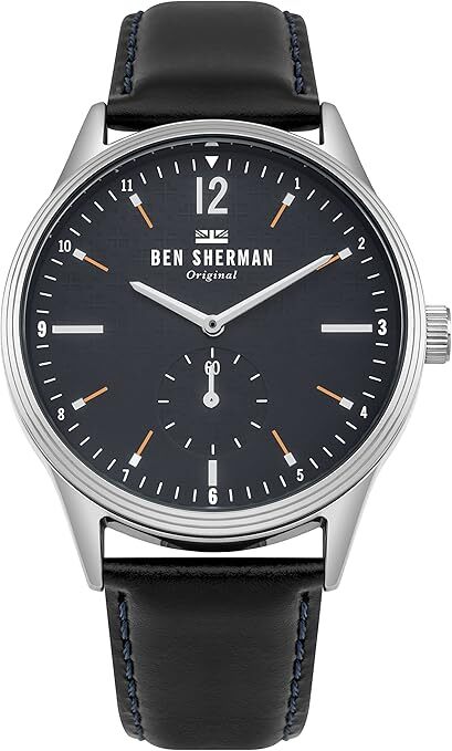 Buy Ben Sherman Mens Analogue Classic Quartz Watch with Leather