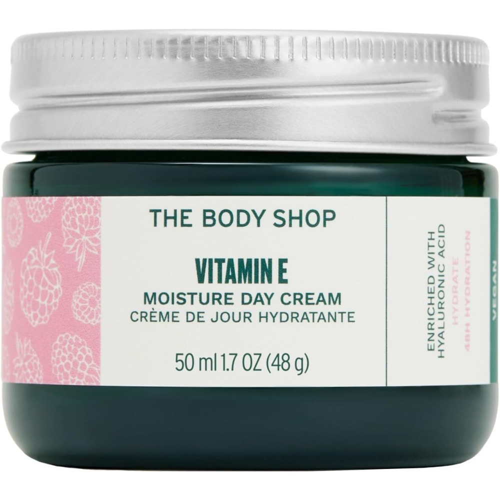 The Body Shop Vitamin E Moisture Cream, Paraben-Free Facial Cream, 1.7 Oz - 1