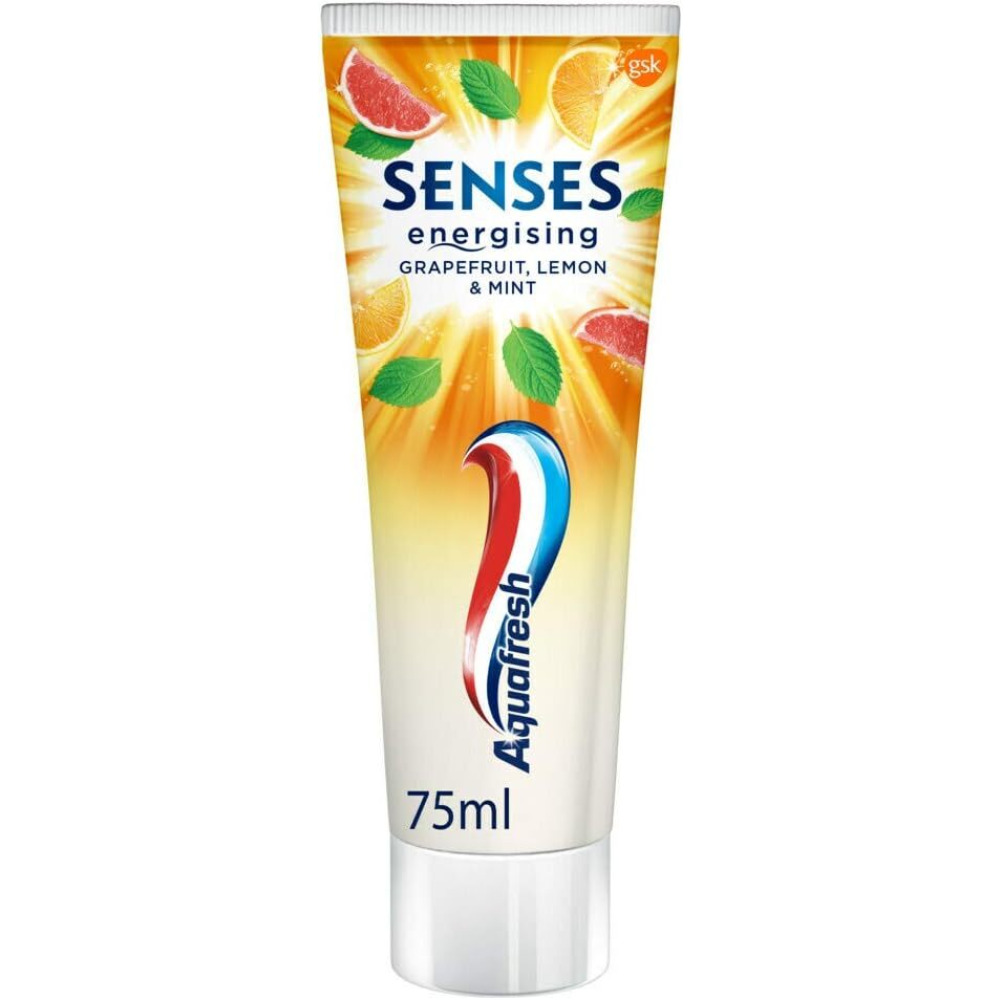 Aquafresh - Senses Toothpaste Grapefruit Lemon & Mint - 75 ml - 1