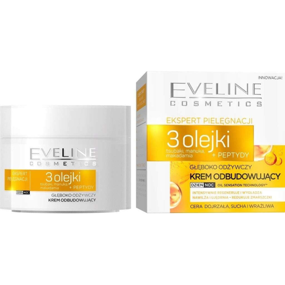 Eveline Cosmetics Skin Care Expert 3 Oils Intensive Nourishing Cream 50 ml - 1