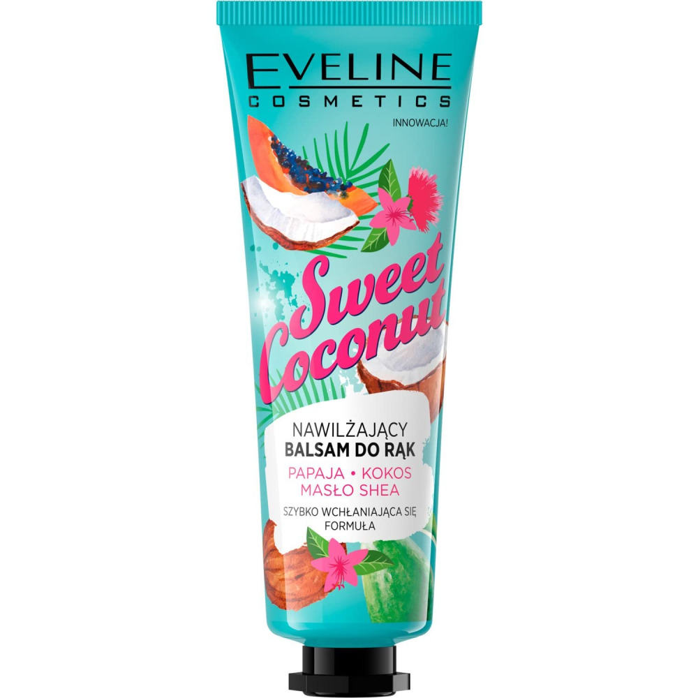 Eveline Cosmetics Moisturising Hand Balm with Sweet Coconut 50 ml - 1