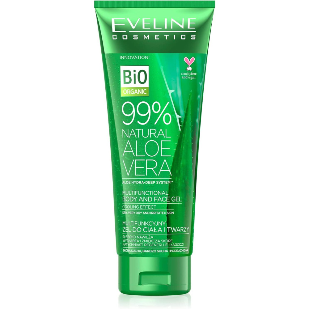 Eveline Cosmetics Multifunctional Body and Face Gel with Cooling Effect 250 ml - 1