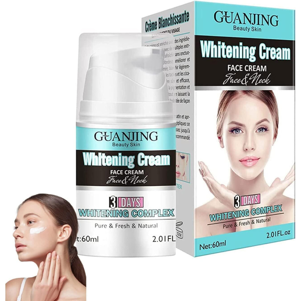 Guanjing Beauty Skin Whitening Face Cream 60 ml x 3 pcs - 1