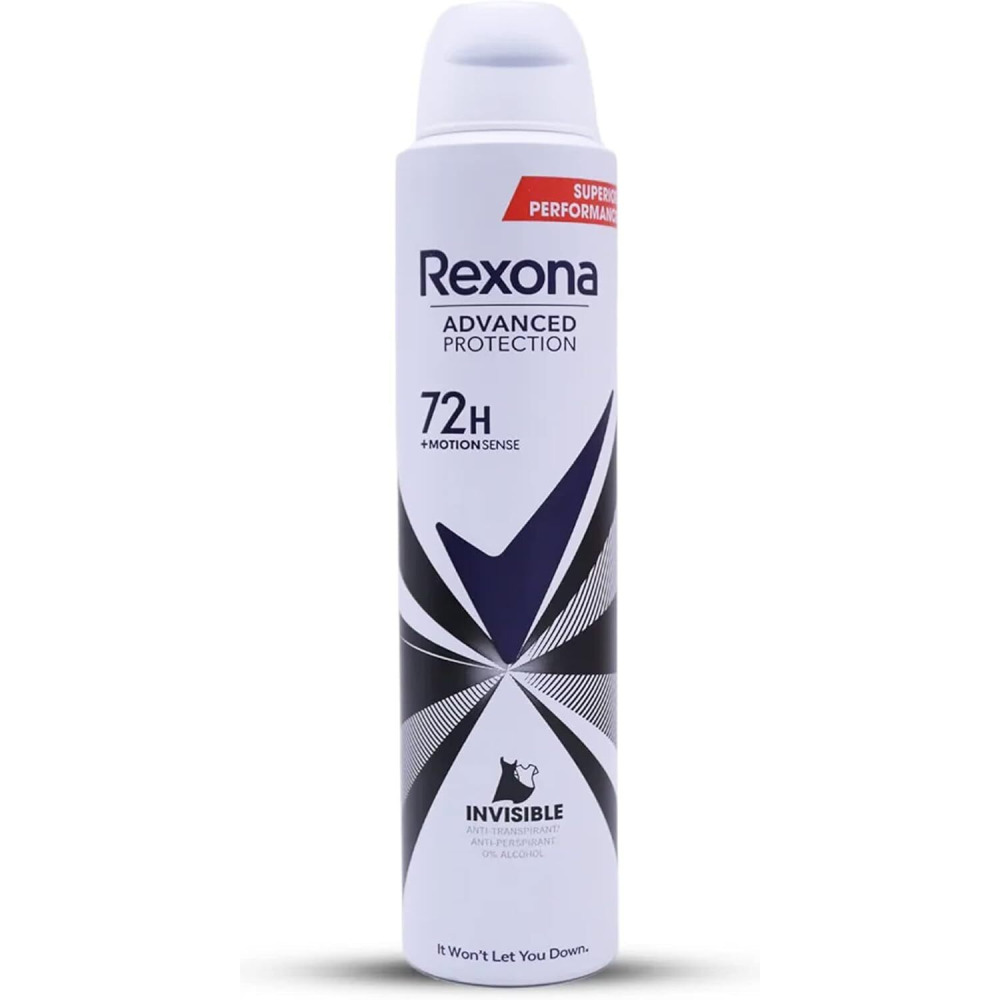 Rexona Advanced Protection 72H+ Deodorant Spray Invisible 200 ml - 1