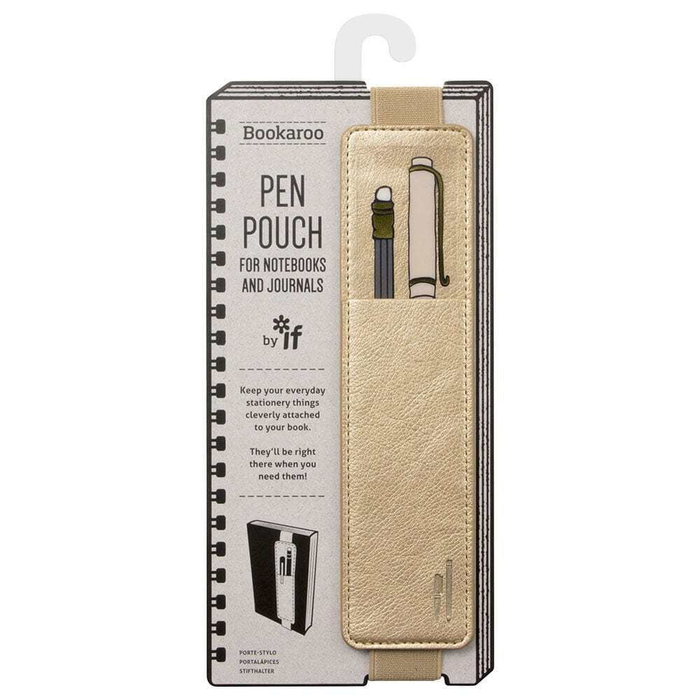 Bookaroo Pen Pouch - Gold - 1