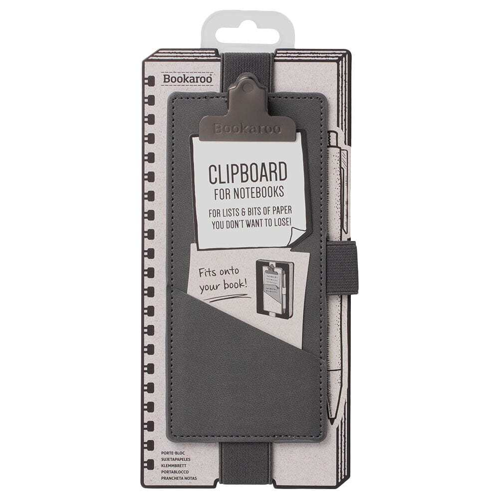 Bookaroo Notebook Clipboard - Charcoal - 1