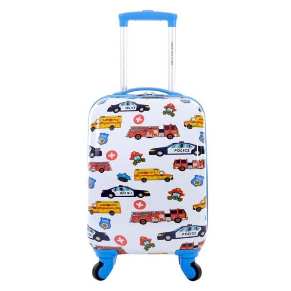 Travelers Club Kids Luggage With 360° 4 Wheel Spinner - First Responder - 1