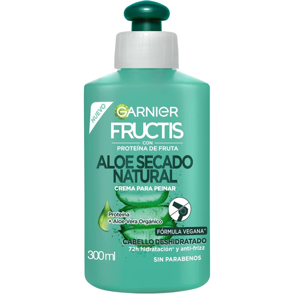 Garnier Fructis Crema para Peinar, Aloe Hidra Bomb, 300 ml - 1