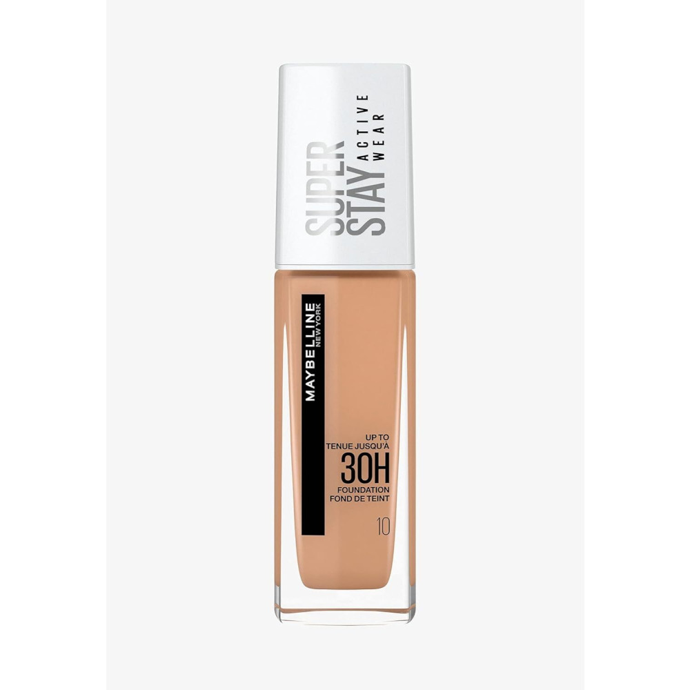 Тональный Крем Maybelline New York Superstay ACTIVE WEAR, Оттенок 10 CLASSIC IVORY — 30 мл - 1