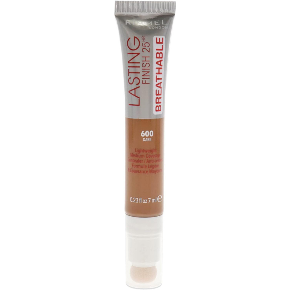 Rimmel London, Lasting Finish Breathable Concealer, Shade 600, Dark - 7 ml - 1