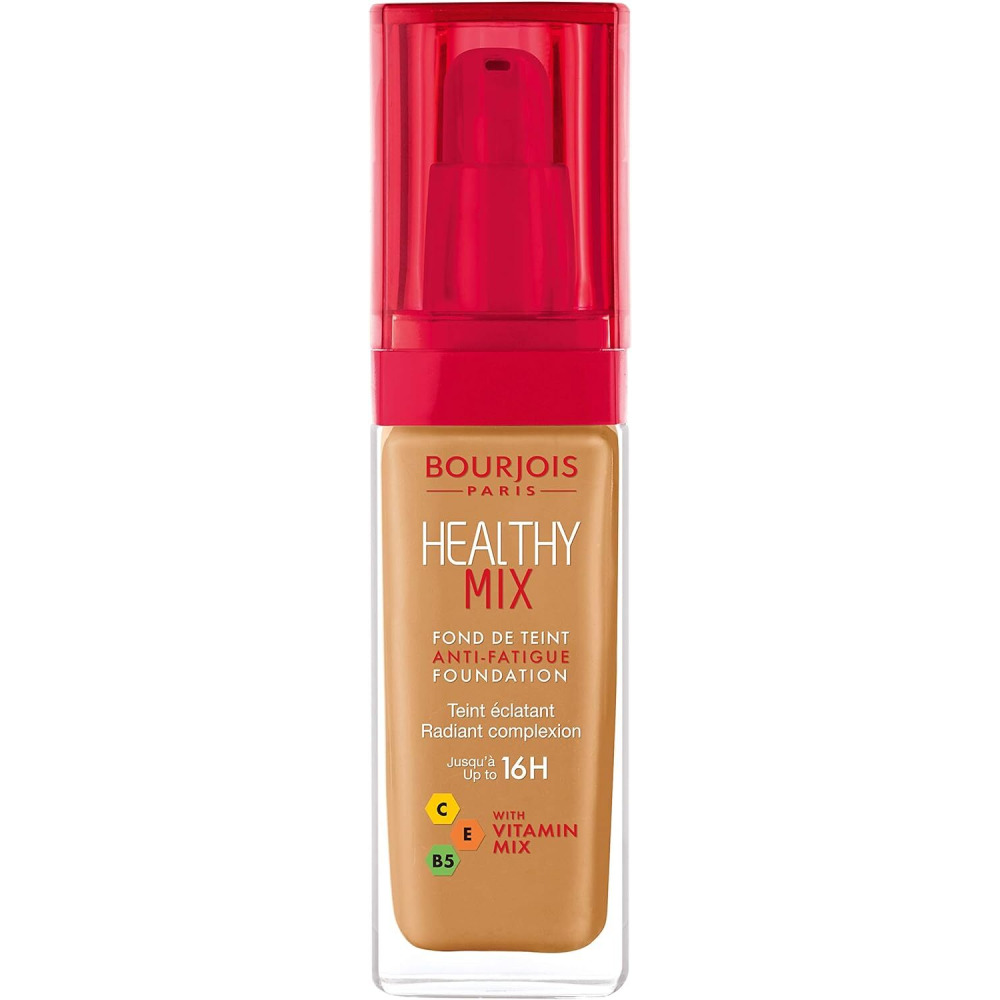 Bourjois Healthy Mix Anti-Fatigue Liquid Foundation 57.5 Golden Toffee, 30 ml - 1