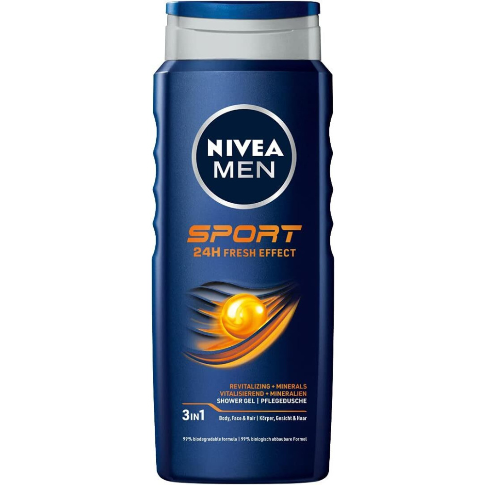 Shower Gel Nivea Men Sport 500 ml - 1