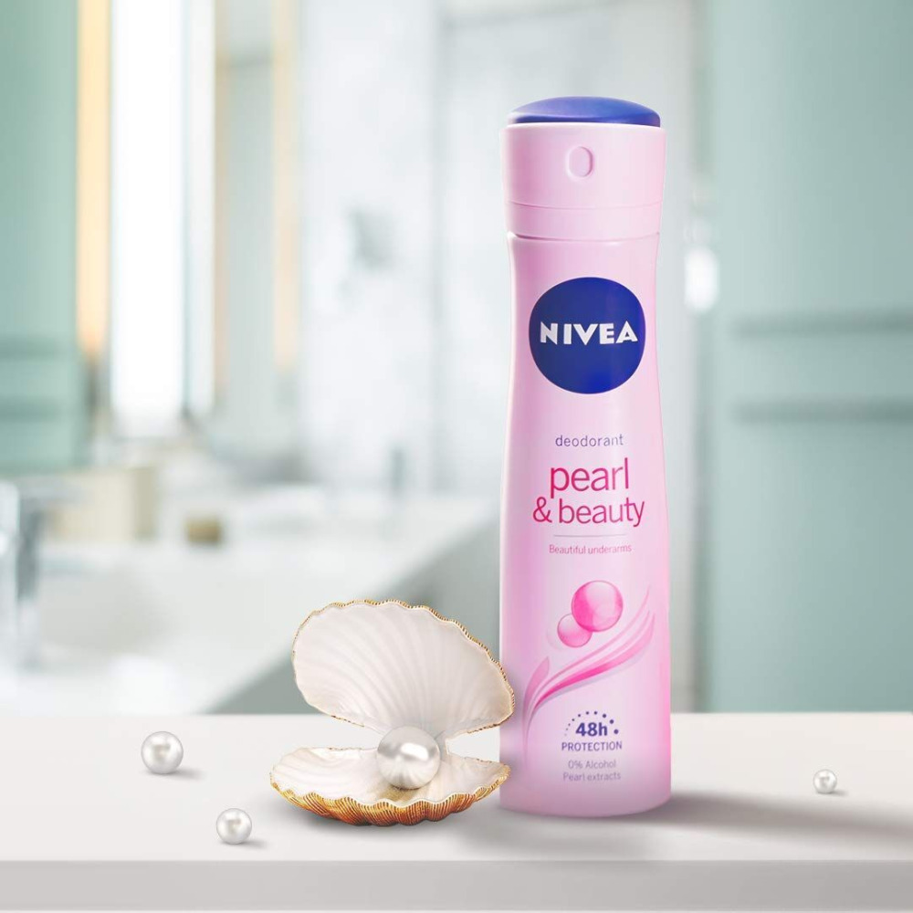 Antiperspirant Deodorant Spray Nivea Pearl & Beauty 150 ml - 1