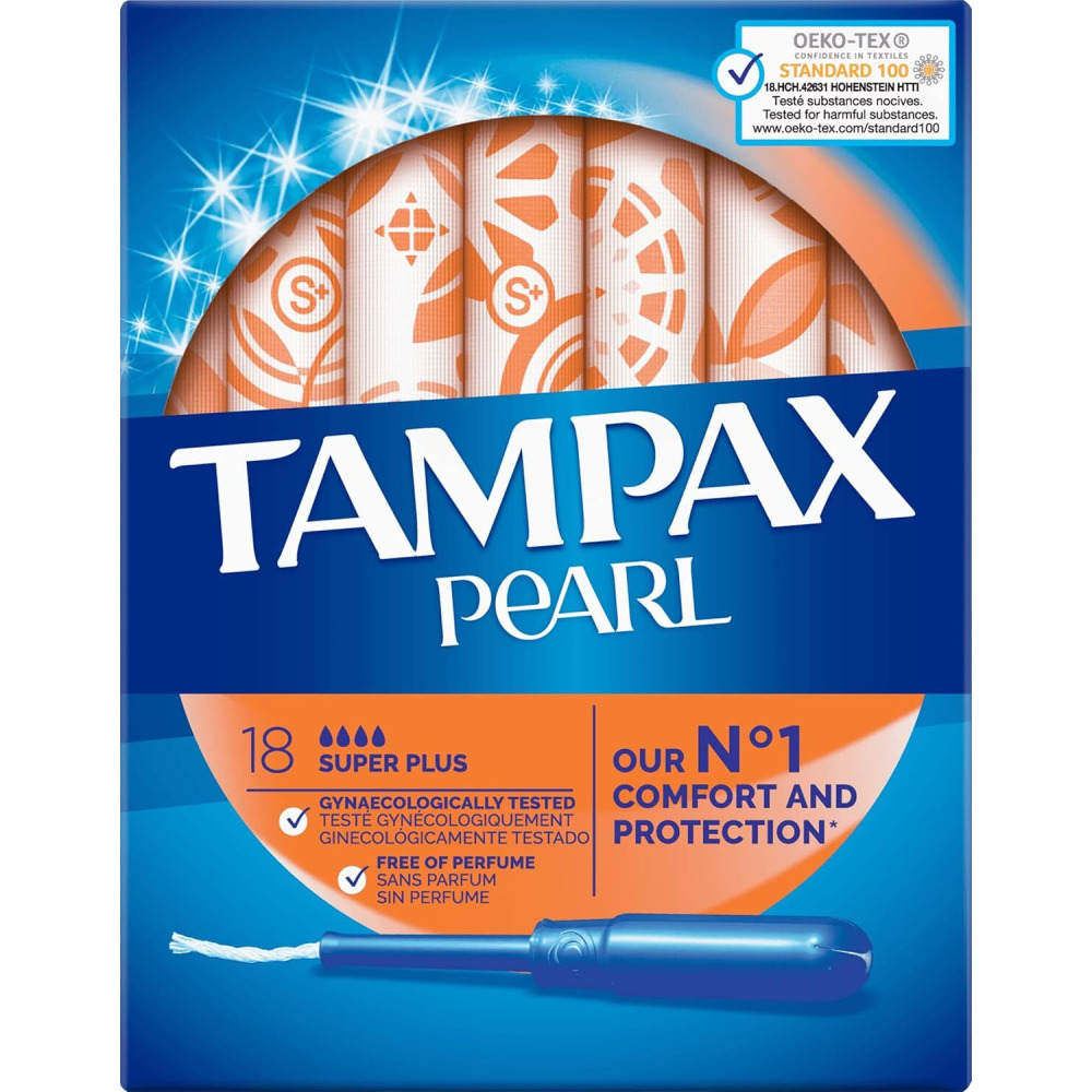 Tampax Pearl tampon Super Plus, 18 tampons - 1