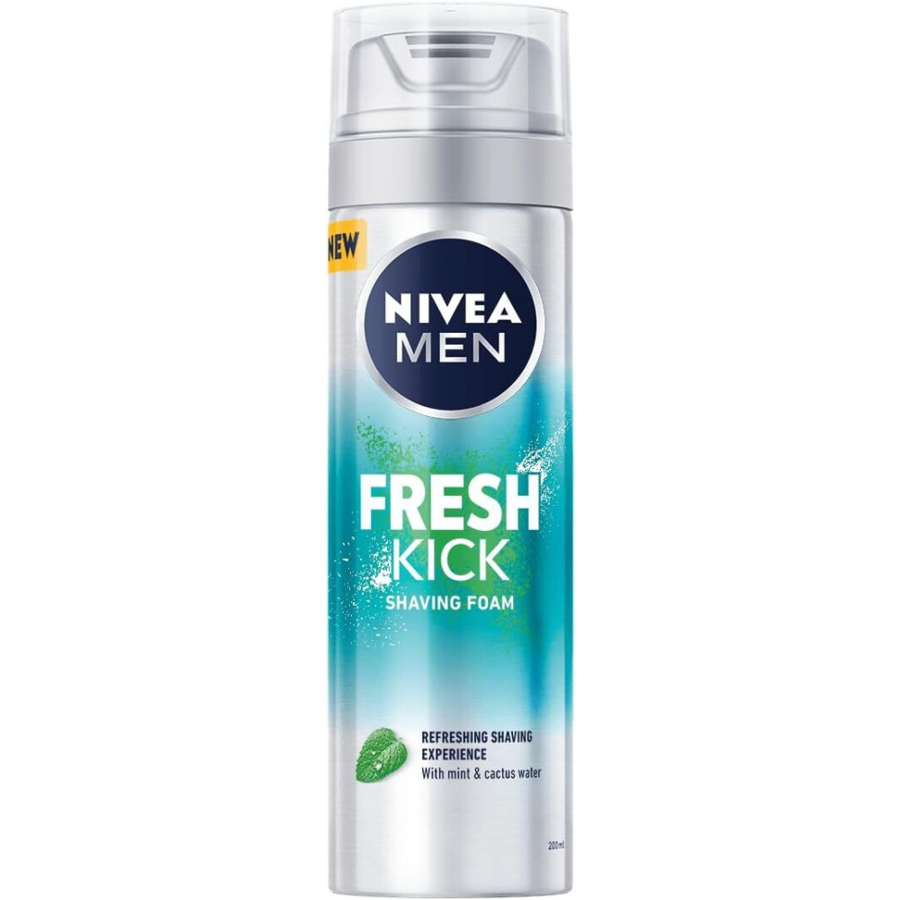 Nivea Men Fresh Kick Shaving Foam (200 ml) - 1