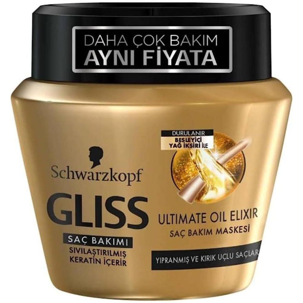 Schwarzkopf Gliss Mask Elixir 300 ml - 1