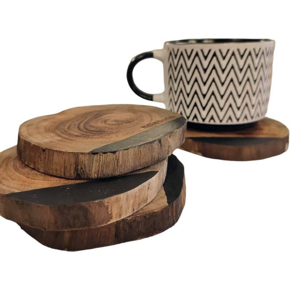Nordico Wooden Coasters Set 4 - 1