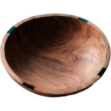 Nordico Salad Serving Wooden Bowl - 1 miniature