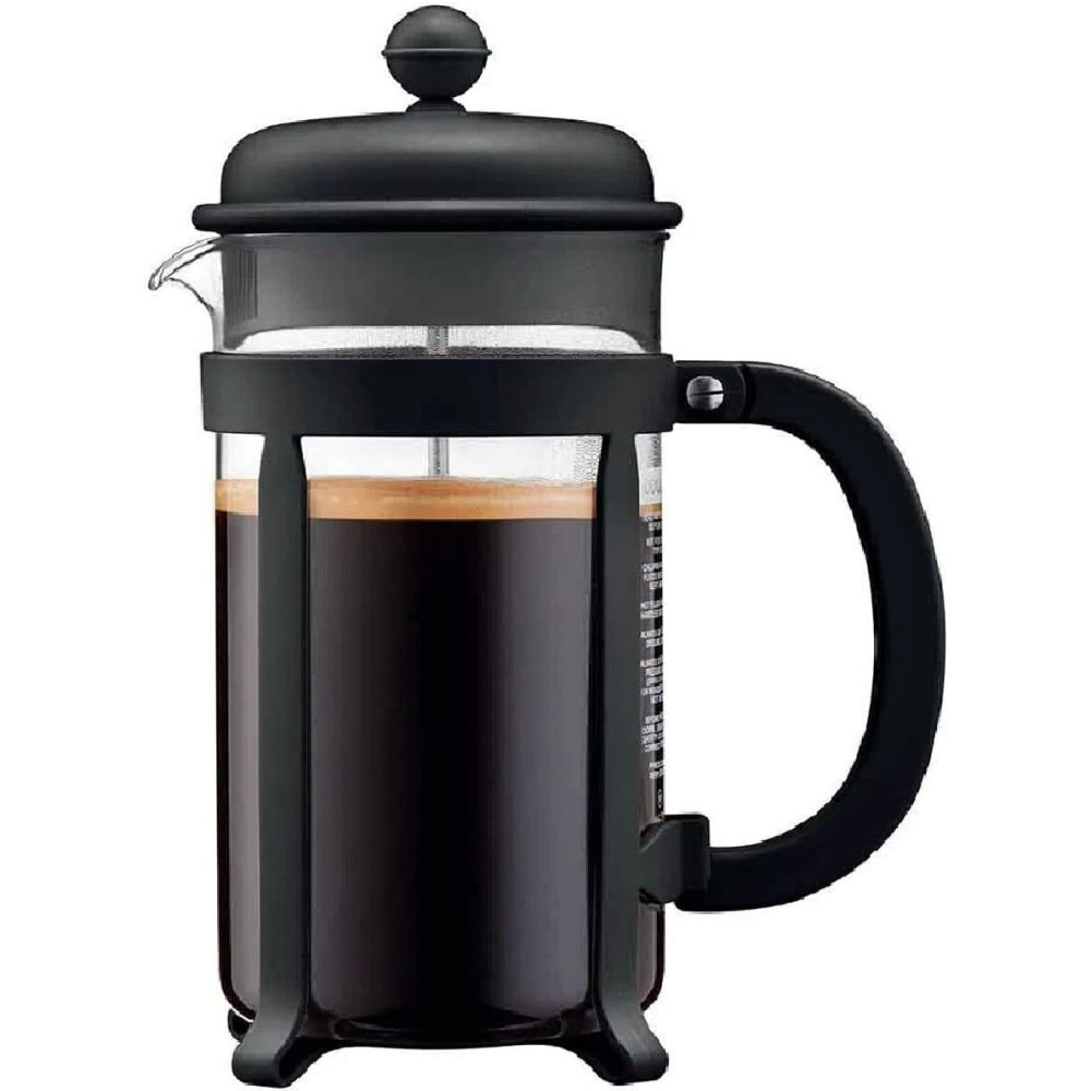Bodum Java French Press Coffee Maker, 1 Litre, 8 Cups - Black - BD-1908-01 - 1