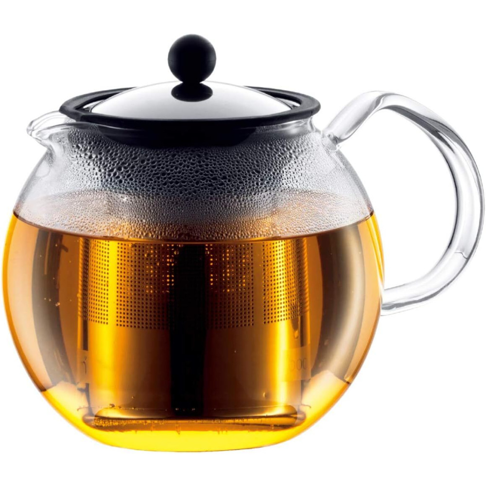Bodum Assam Tea Press With Filter, Bd-1801-16, Clear, 1 litre - 1