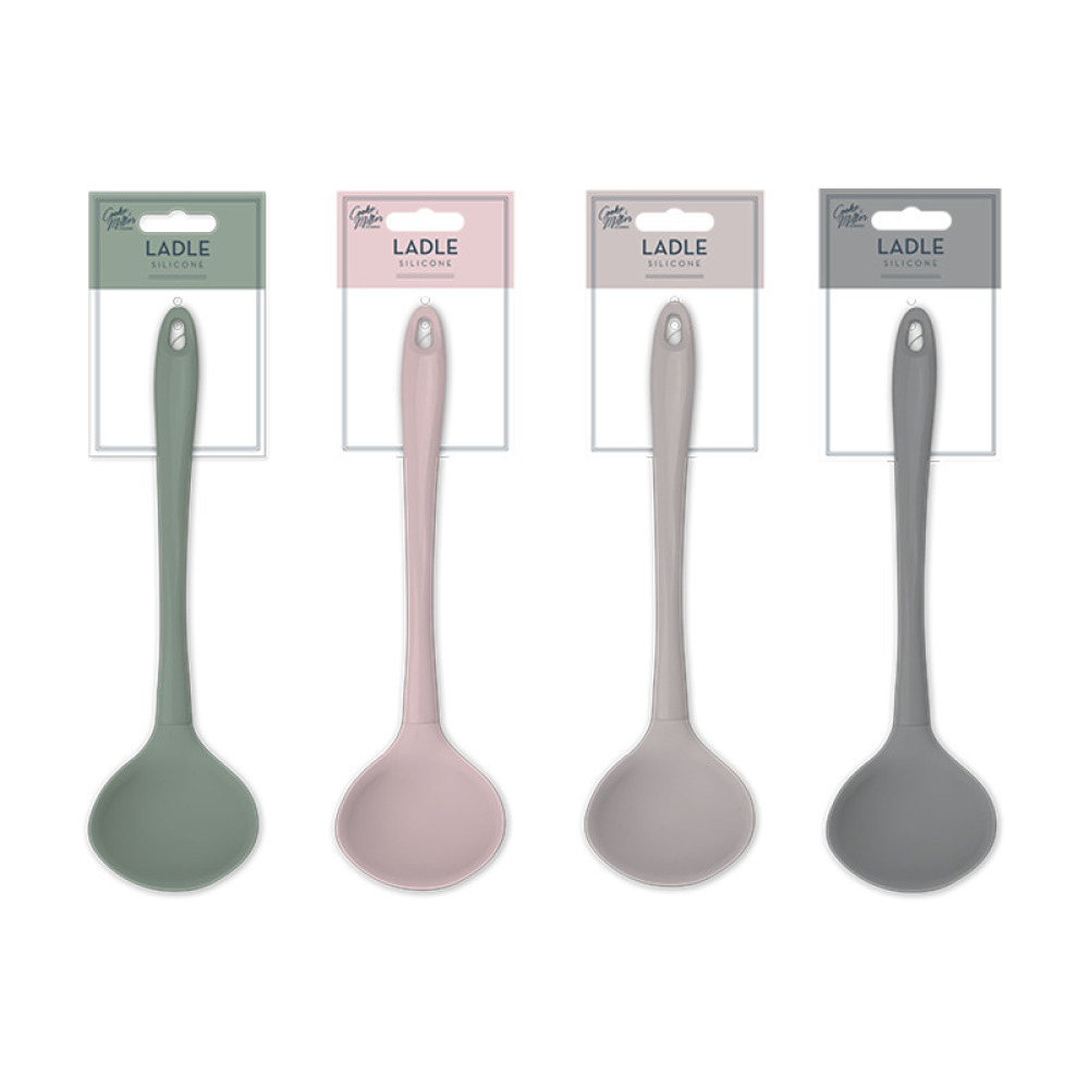 Cooke & Miller Heat-Resistant Autumnal Kitchen Tool - Silicone Ladle, assorted - 1