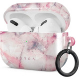 Burga Airpod Hardcase Compatible with Apple Airpods PRO 2019 Charging Case, Raspberry Jam Pink Candy Marble Cute Case for Women - 1 miniature
