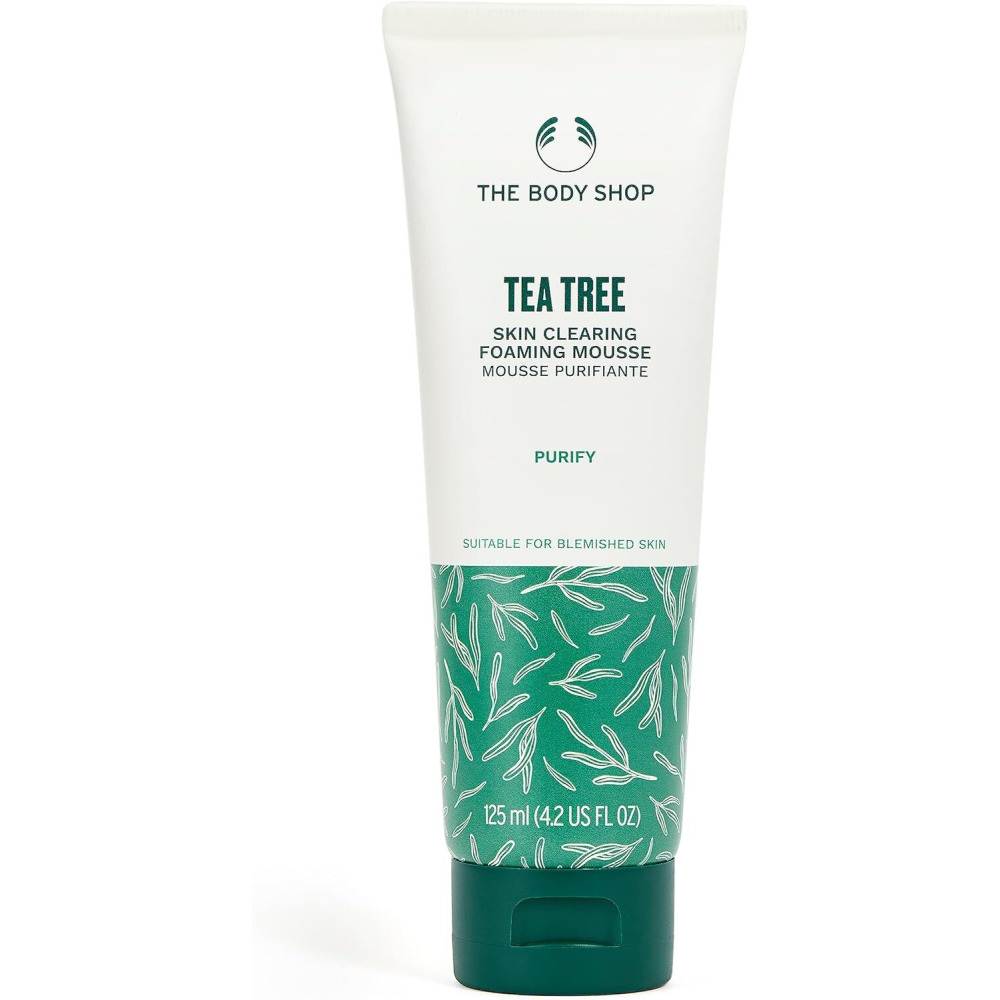 The Body Shop Tea Tree Skin Clearing Foaming Cleanser, 5.0-Fluid Ounce - 1