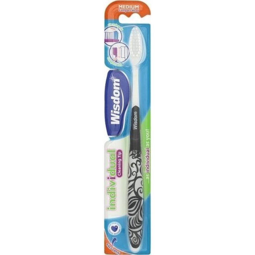 Wisdom Individual Cleaning Tip Medium Toothbrush - 1