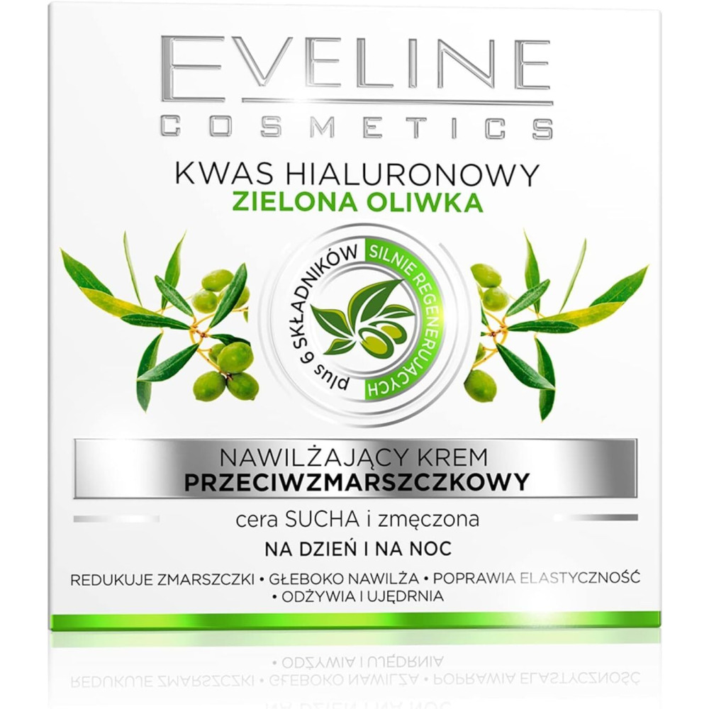 Eveline Cosmetics Hyaluronic Acid Anti Wrinkle Day and Night Moisturising Cream, 50 ml - 1
