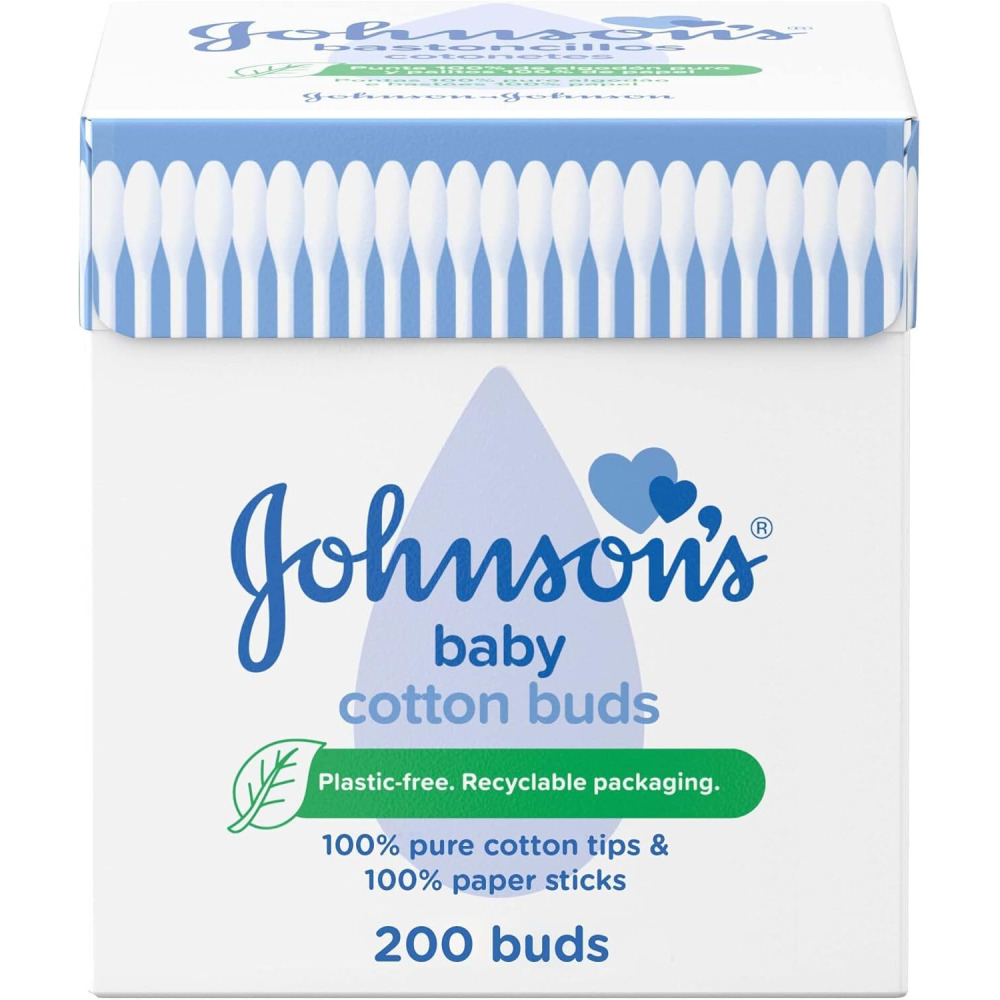 Johnson's Baby Cotton Buds, Box of 200 - 1