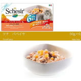 Schesir Cat Multipack Can Tuna with Papaya - 6 x 50 г - 1 miniature
