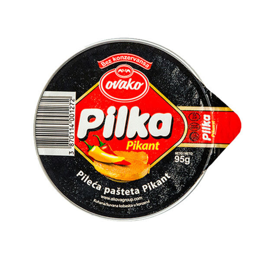 Паштет Овако Пикант Острый Куриный 95 г - 1